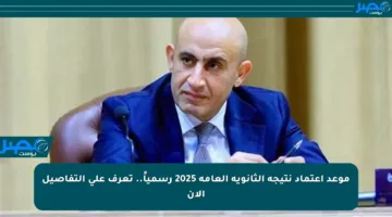 موعد اعتماد نتيجة الثانوية العامة 2025 رسمياً.. تعرف على التفاصيل الآن